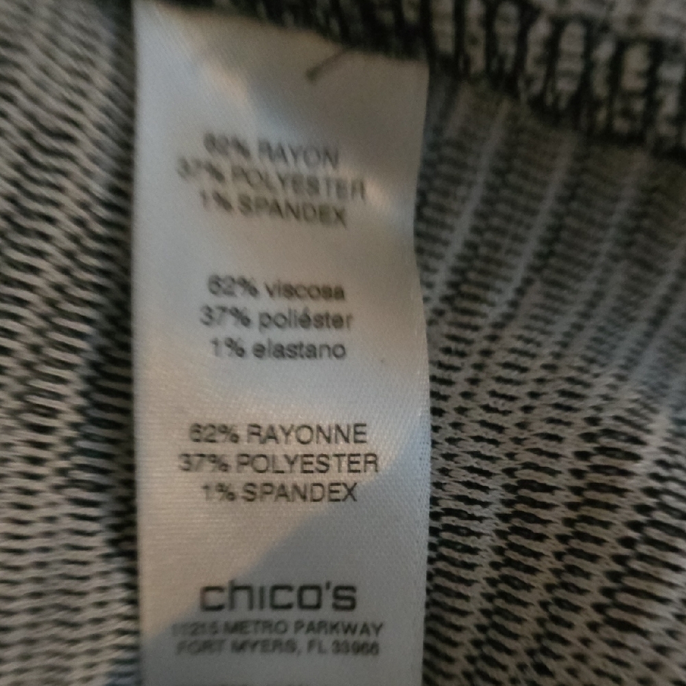 Chico's Diamond Pattern Long Jacket - image 4